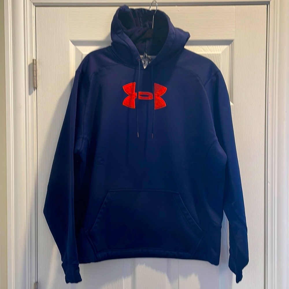 Under Armor Logo Navy Hoodie
